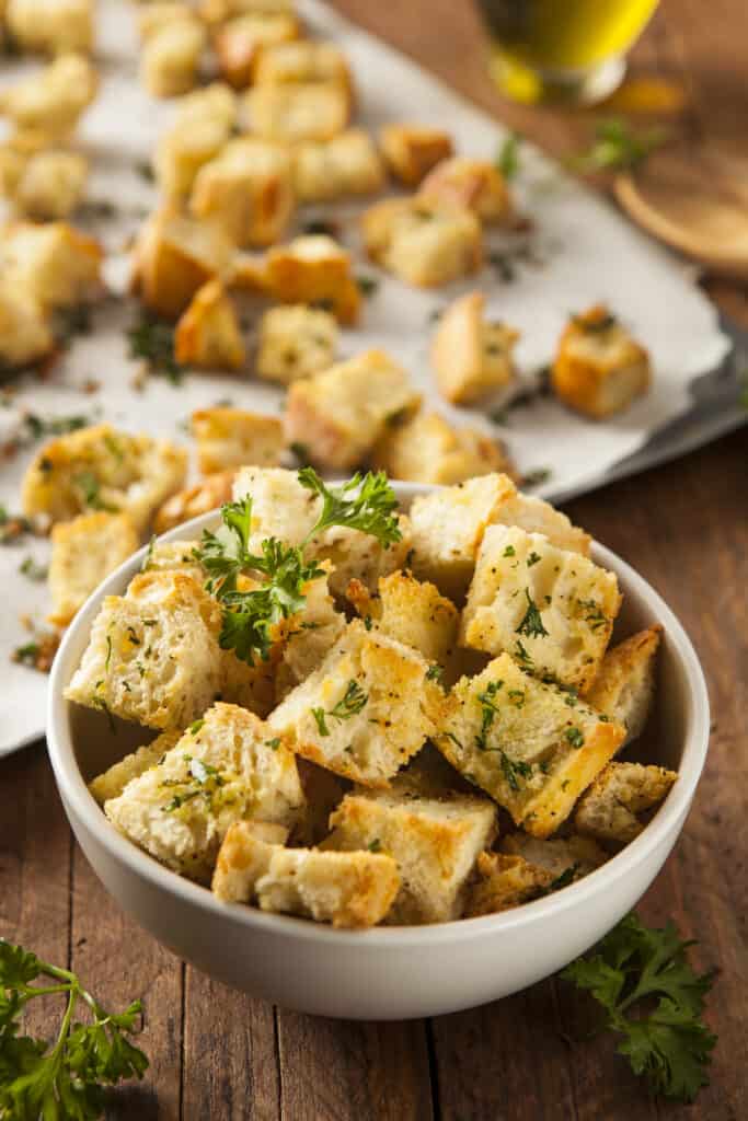 Croutons from Stale Bread