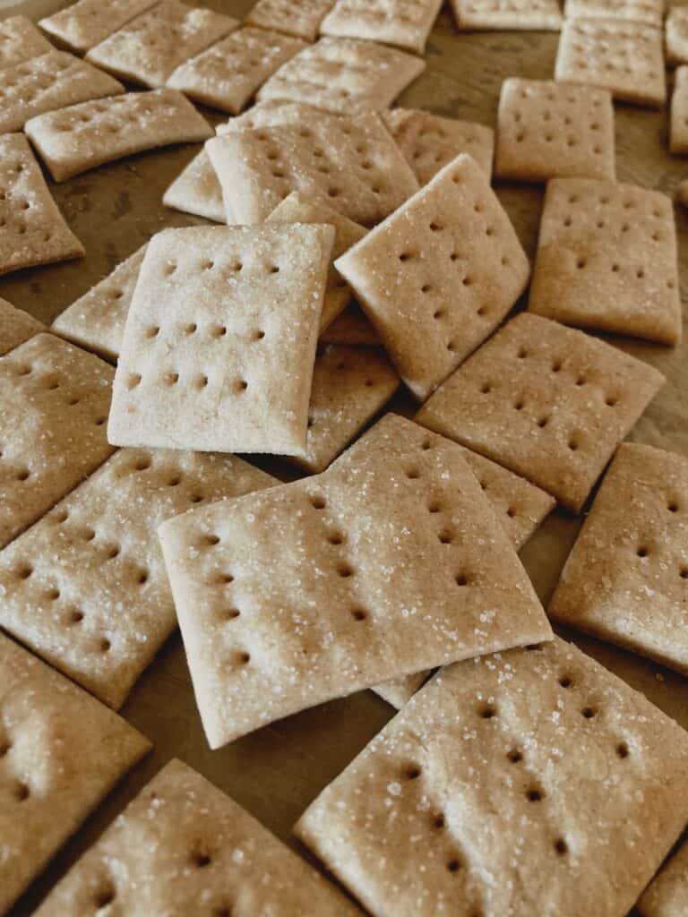 homemade wheat crackers