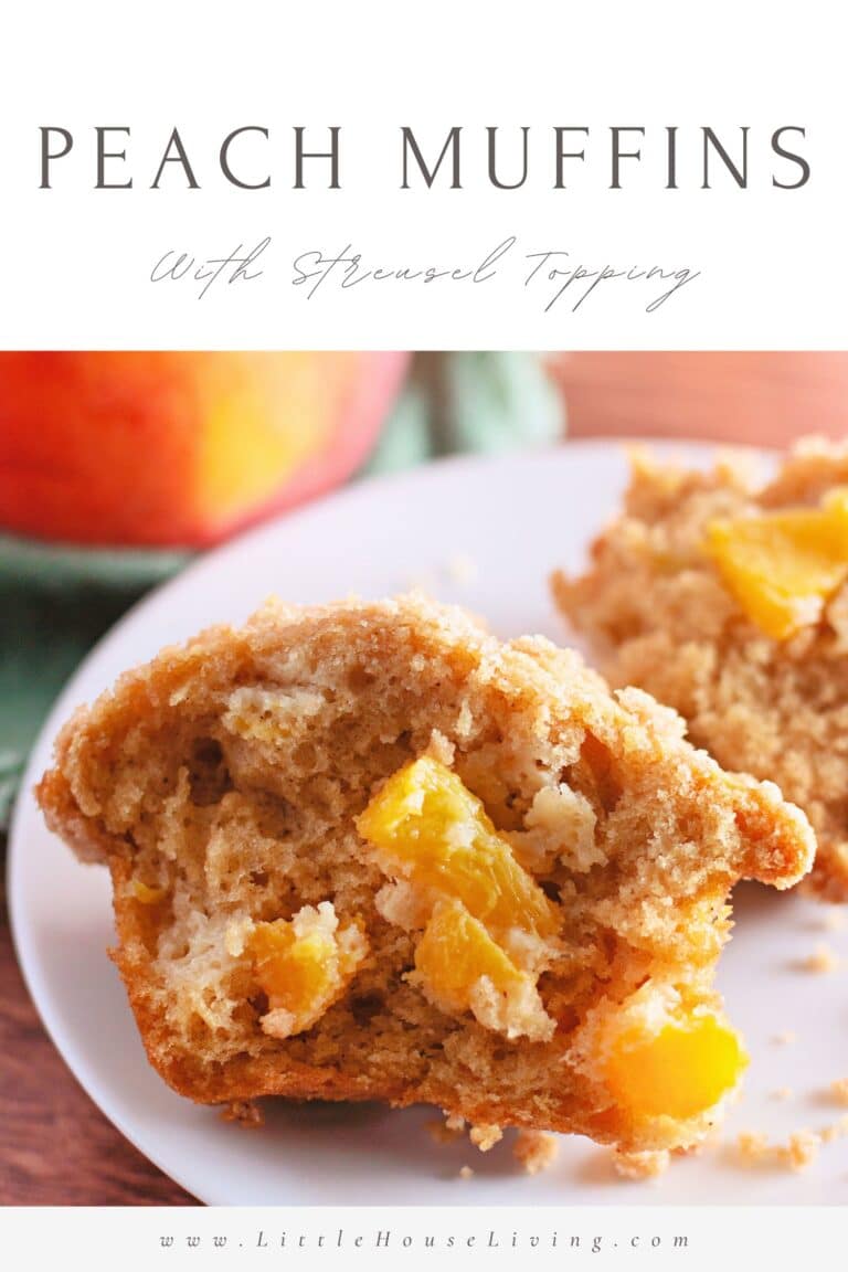 Peach Muffins Recipe With Streusel Topping