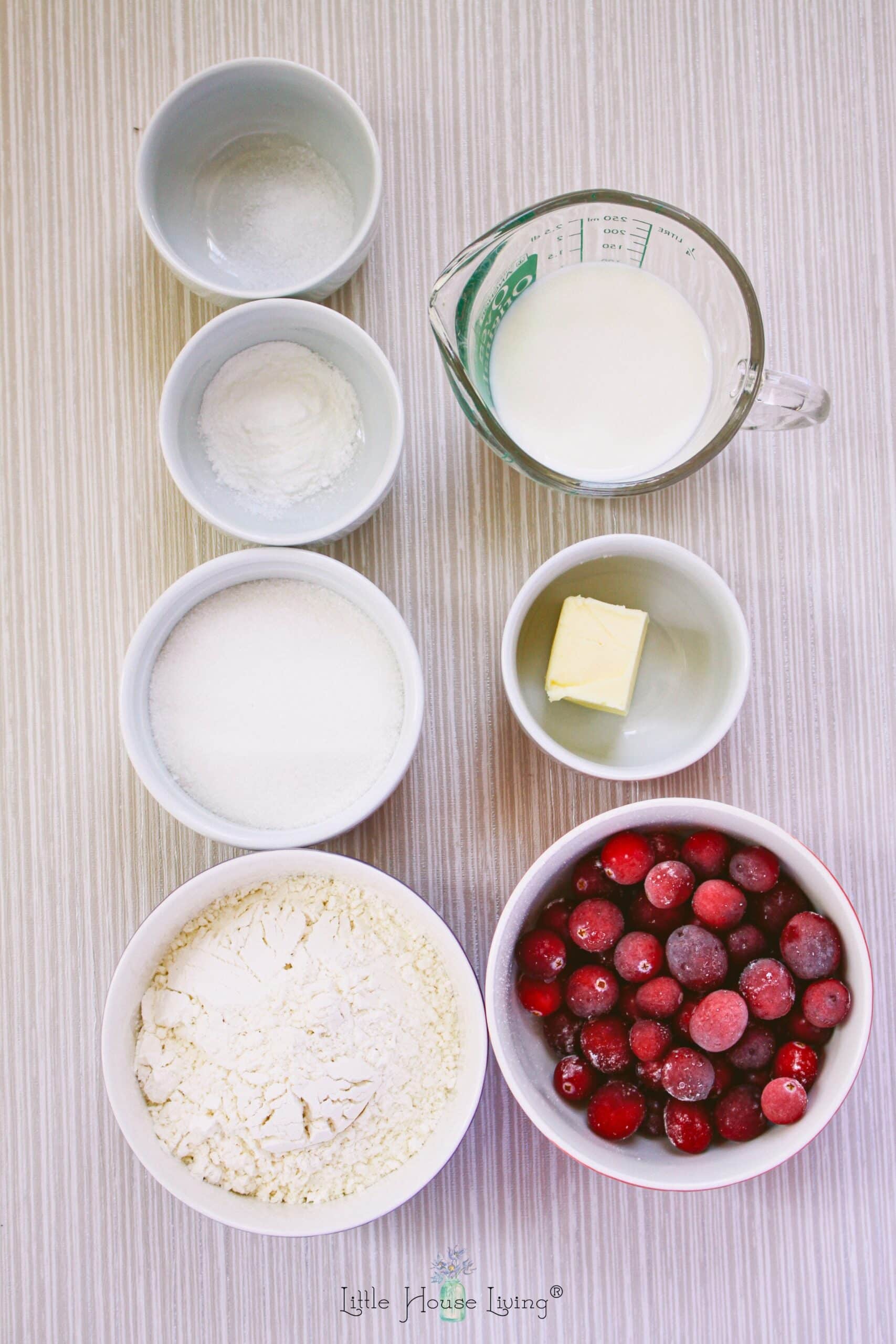 Ingredients for the cake