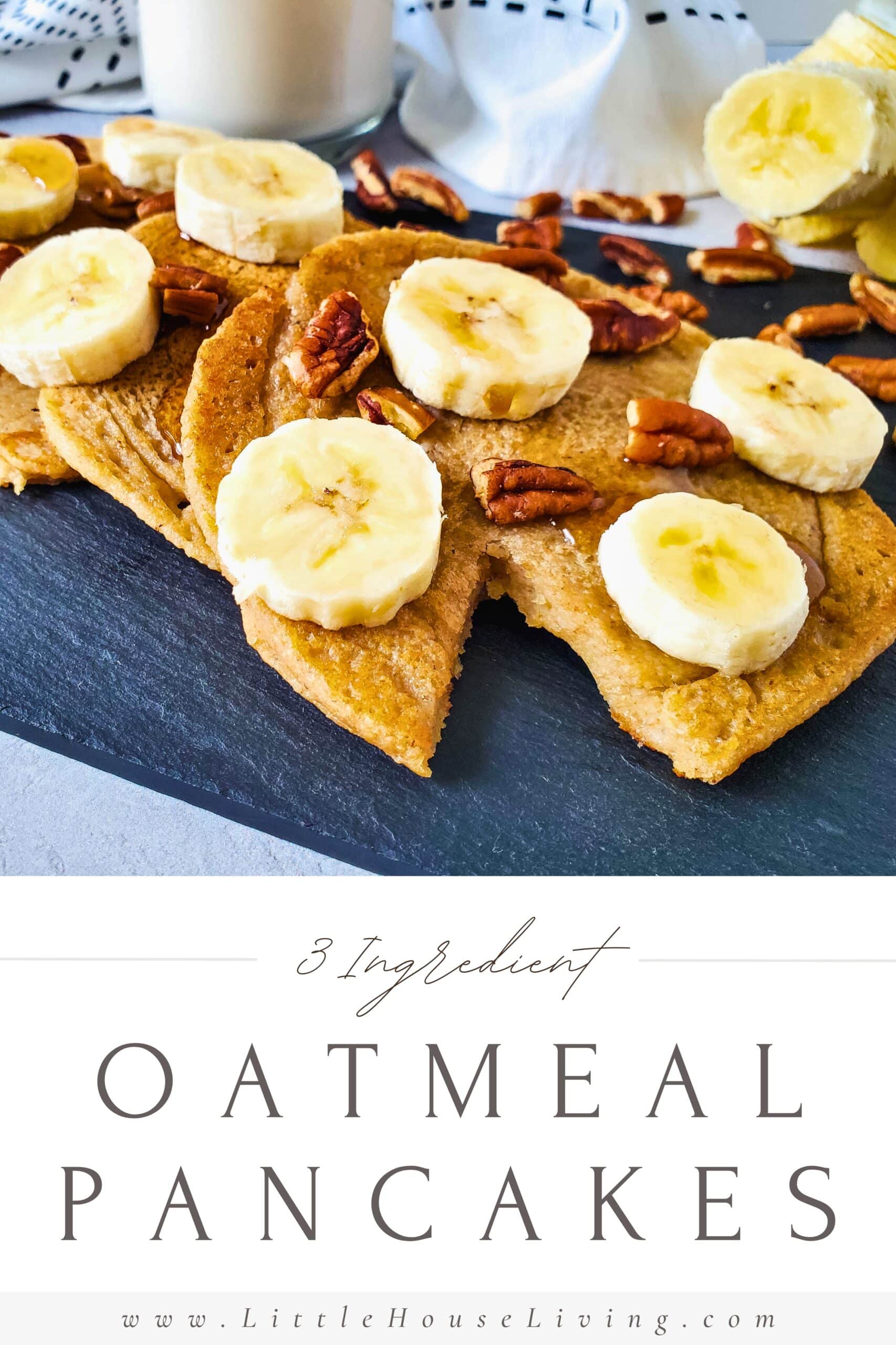 Are you looking for a simple and delicious breakfast recipe that will satisfy your cravings and keep you energized throughout the day? Look no further than this easy 3 Ingredient Oatmeal Pancakes Recipe! 