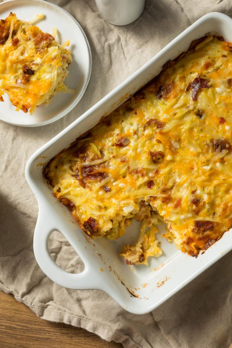 Homemade Bacon Amish Breakfast Casserole