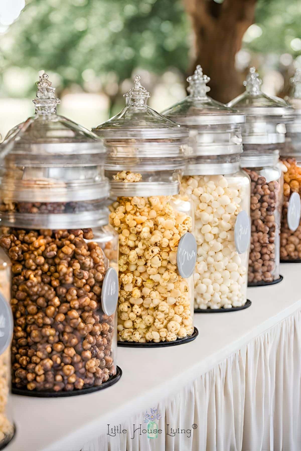 Wedding Gourmet Popcorn Bar
