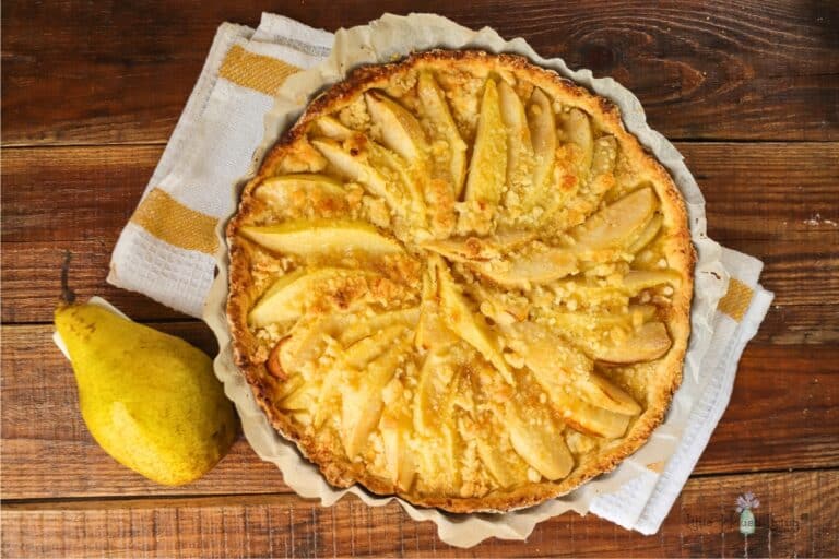 Simple Pear Tart Recipe With Fresh Pears