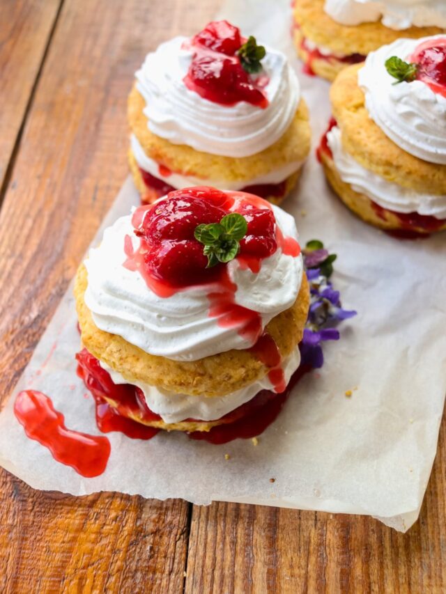From Scratch Strawberry Shortcake Recipe - Little House Living