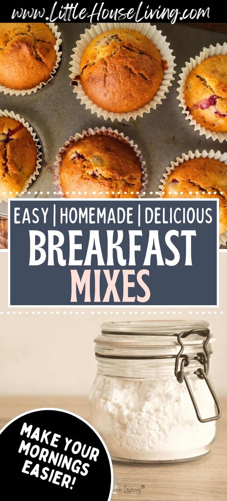 Homemade Mixes for Easier Mornings - Little House Living