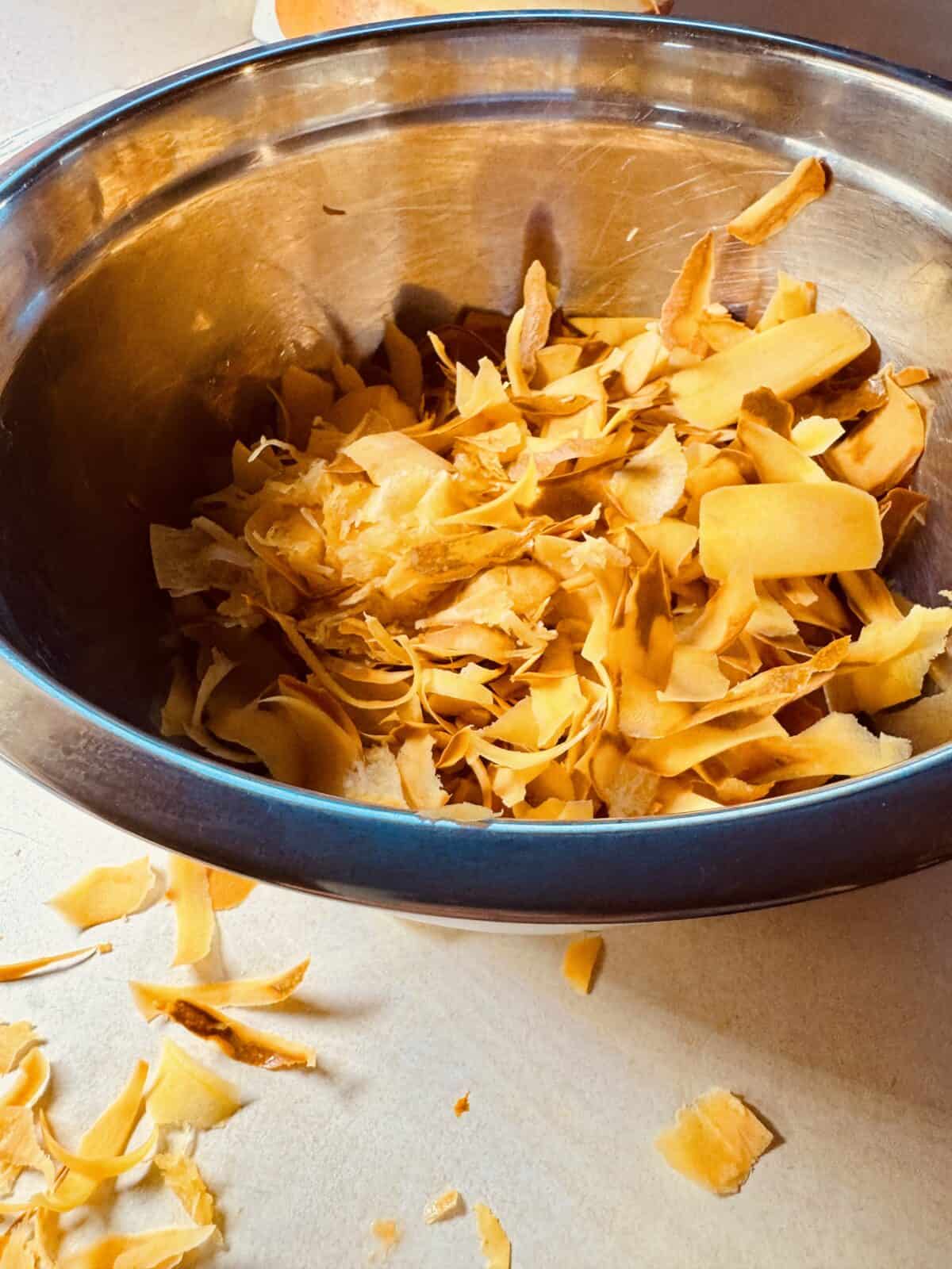 pumpkin peels