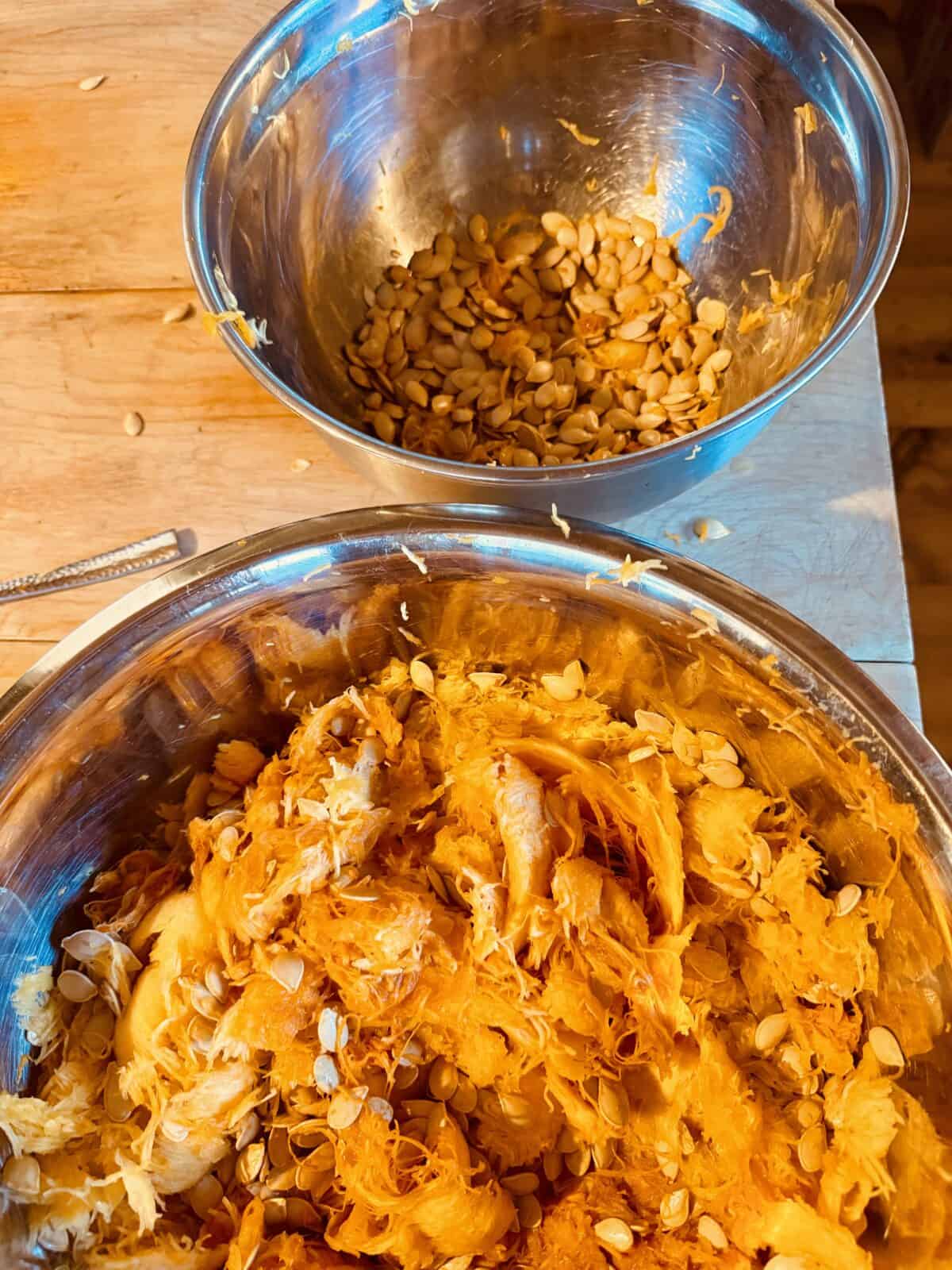 pumpkin guts