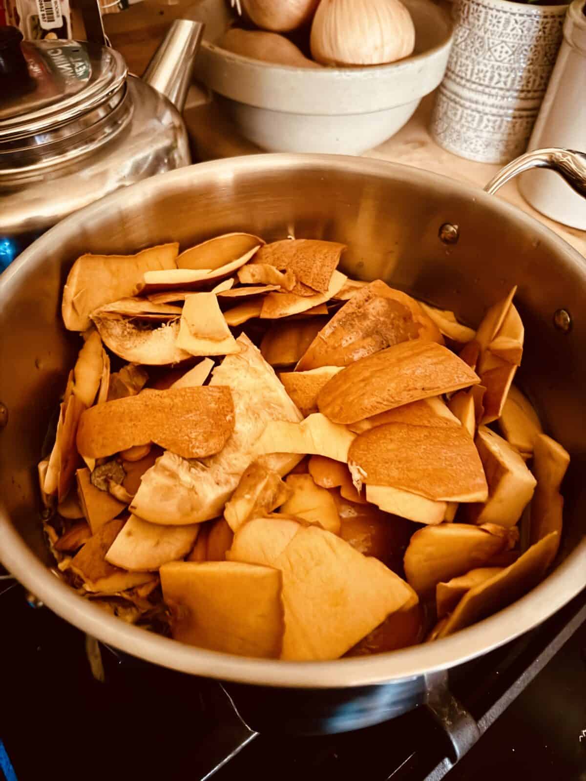 boiling pumpkin