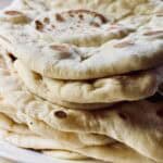 homemade naan bread