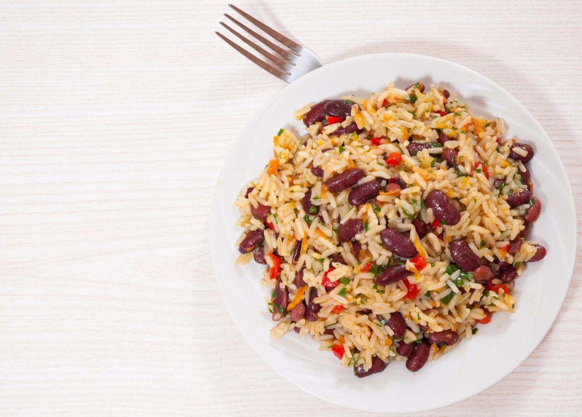 beans and rice casserole