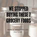 stopped buying groceries pin image