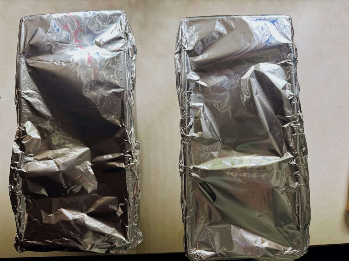 foil covered pans