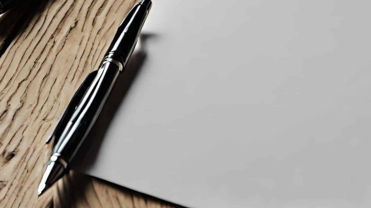 pen and paper